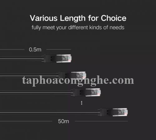 Ugreen 20165 15M màu Đen Cáp mạng LAN CAT6 UTP NW102 30020165